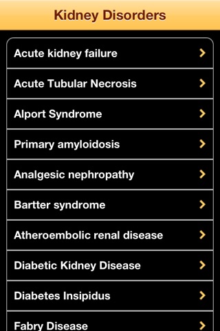 Kidney Disorders screenshot 2