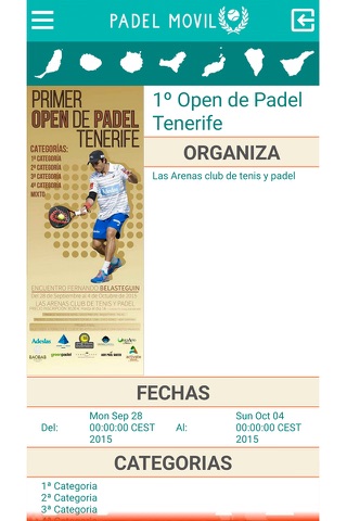 Padel Movil Islas Canarias screenshot 4