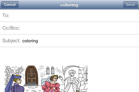 Sleeping Beauty. Coloring book for children screenshot 4