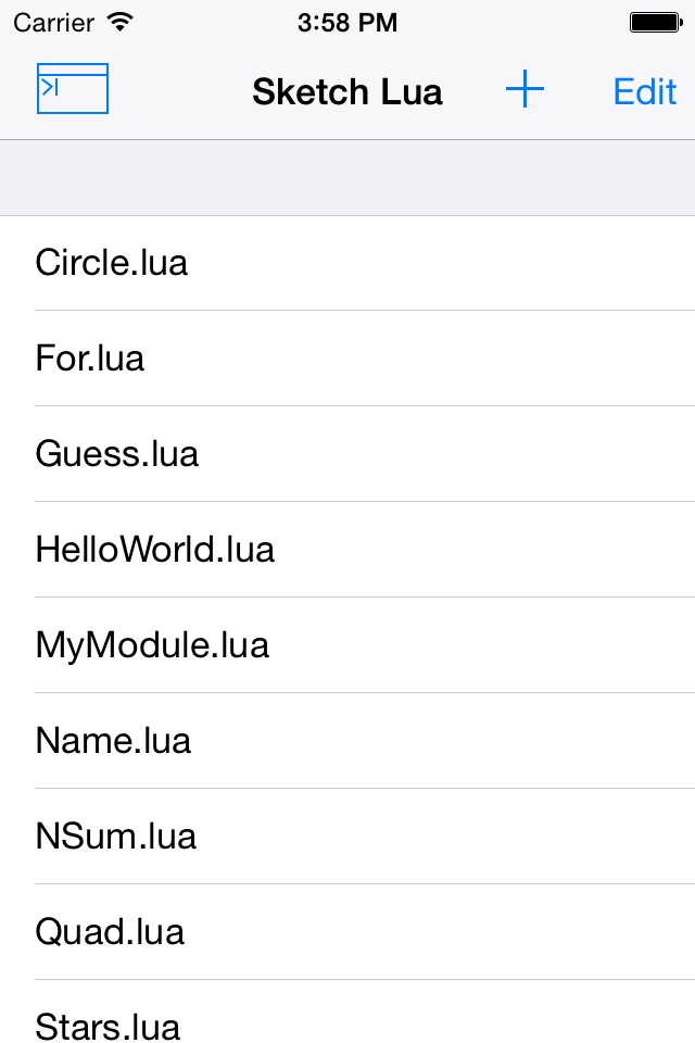 Sketch Lua screenshot 3