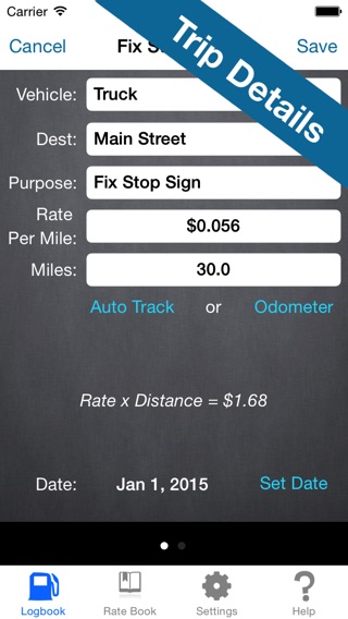 Mileage Expense Log 7 - Miles Tracker for Business, Tax, and Charity Deductionsのおすすめ画像4