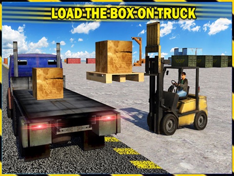 Forklifter Simulator 3D - Truck Driving and Parking Practise iPad screenshot