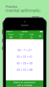 Find the Mistake: Math — practice mental arithmetic, develop attentiveness screenshot