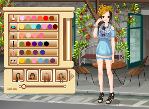 London Girls 2 - Dress up and make up game for kids who love London iPad screenshot