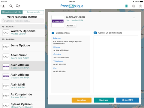 Screenshot #4 pour France Optique