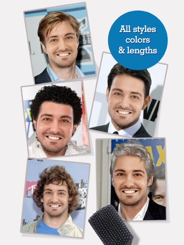 Screenshot #4 pour FACEinHOLE® Coiffures pour les hommes - Changez votre coupe de cheveux et essayer un nouveau look