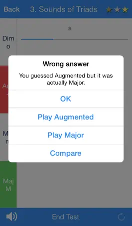 Game screenshot Chordelia Triad Tutor - learn to hear Major, Minor, Augmented and Diminished chords - for the beginner and advanced musician who plays Guitar, Ukulele, Sax and more hack