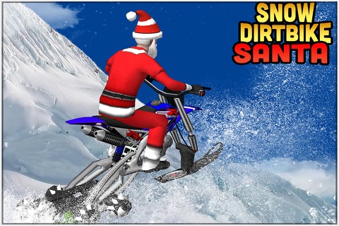 Snow Dirt Bike Santa screenshot 2