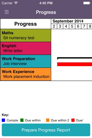 Traineeship Planner screenshot 2