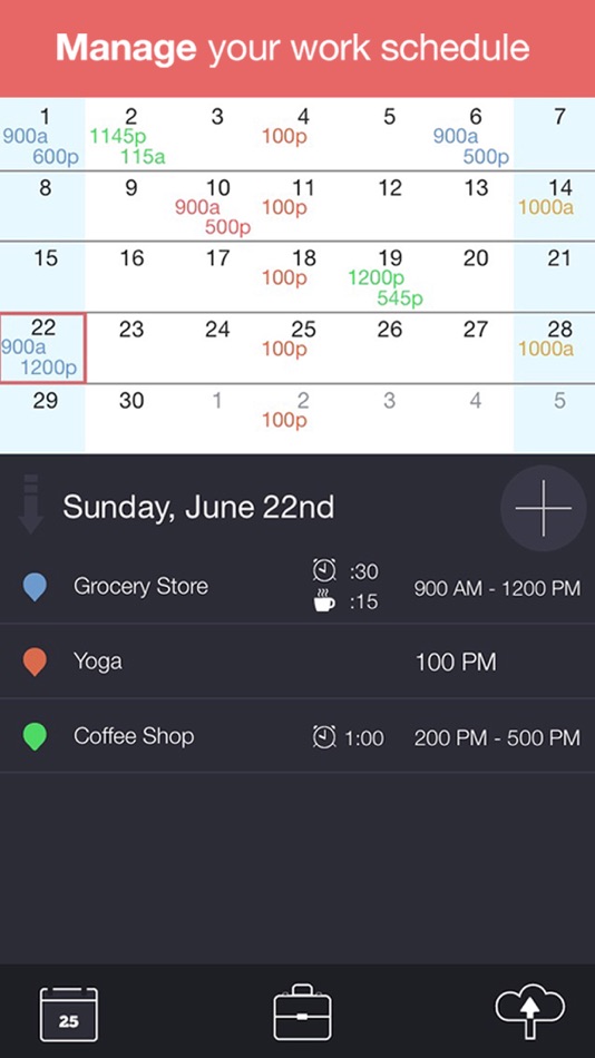 WorkTime - Work Schedule, Shift Calendar & Job Manager - 3.6 - (iOS)