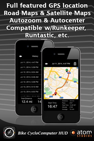 Bike CycloComputer HUD - gps, odometer, altimeter, inclinometer and maps computer for your bike screenshot 4