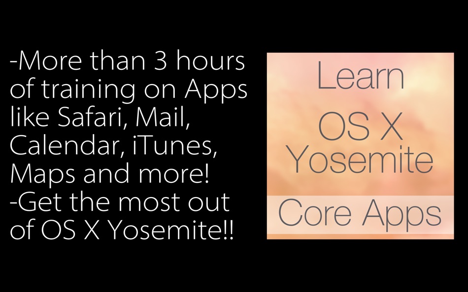 Learn - OS X Yosemite Core Apps Edition - 1.0 - (macOS)
