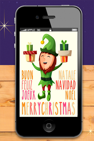 Tarjetas de navidad para niños en diferentes idiomas screenshot 3