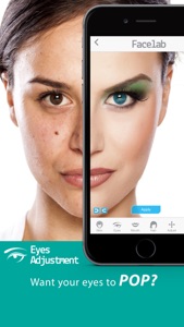 FaceLab - perfect makeover cosmetic retouch & free selfie makeup app screenshot #2 for iPhone