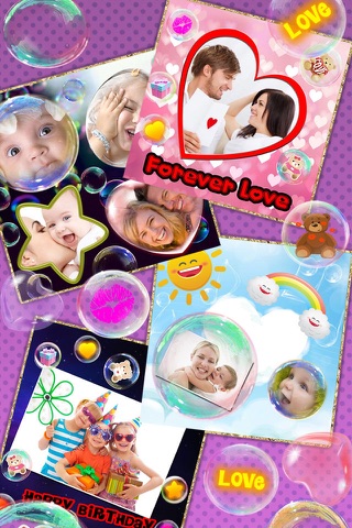 Photo Bubbles and Stickers screenshot 2