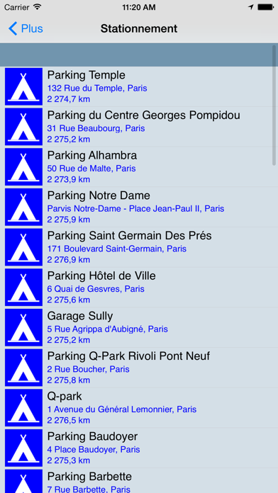 Screenshot #2 pour Stationnement