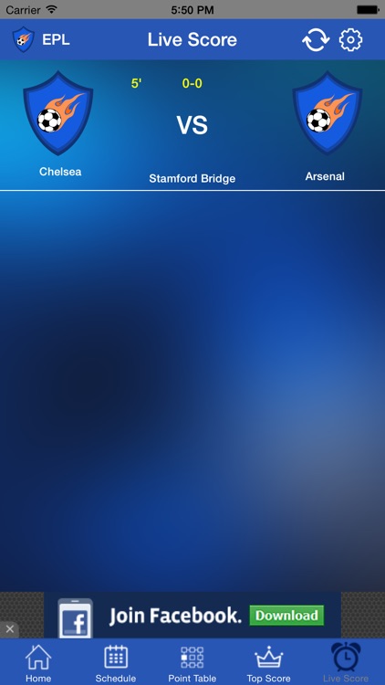 Great Live Score App - "Premier League 2015-16 version" screenshot-4