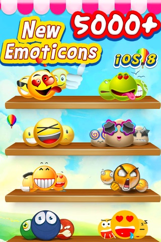 GIF Emoji Keyboard -  New 5000 + Animated 3D Emoticons Keyboard for iOS 8 & iOS 7 FREE screenshot 4