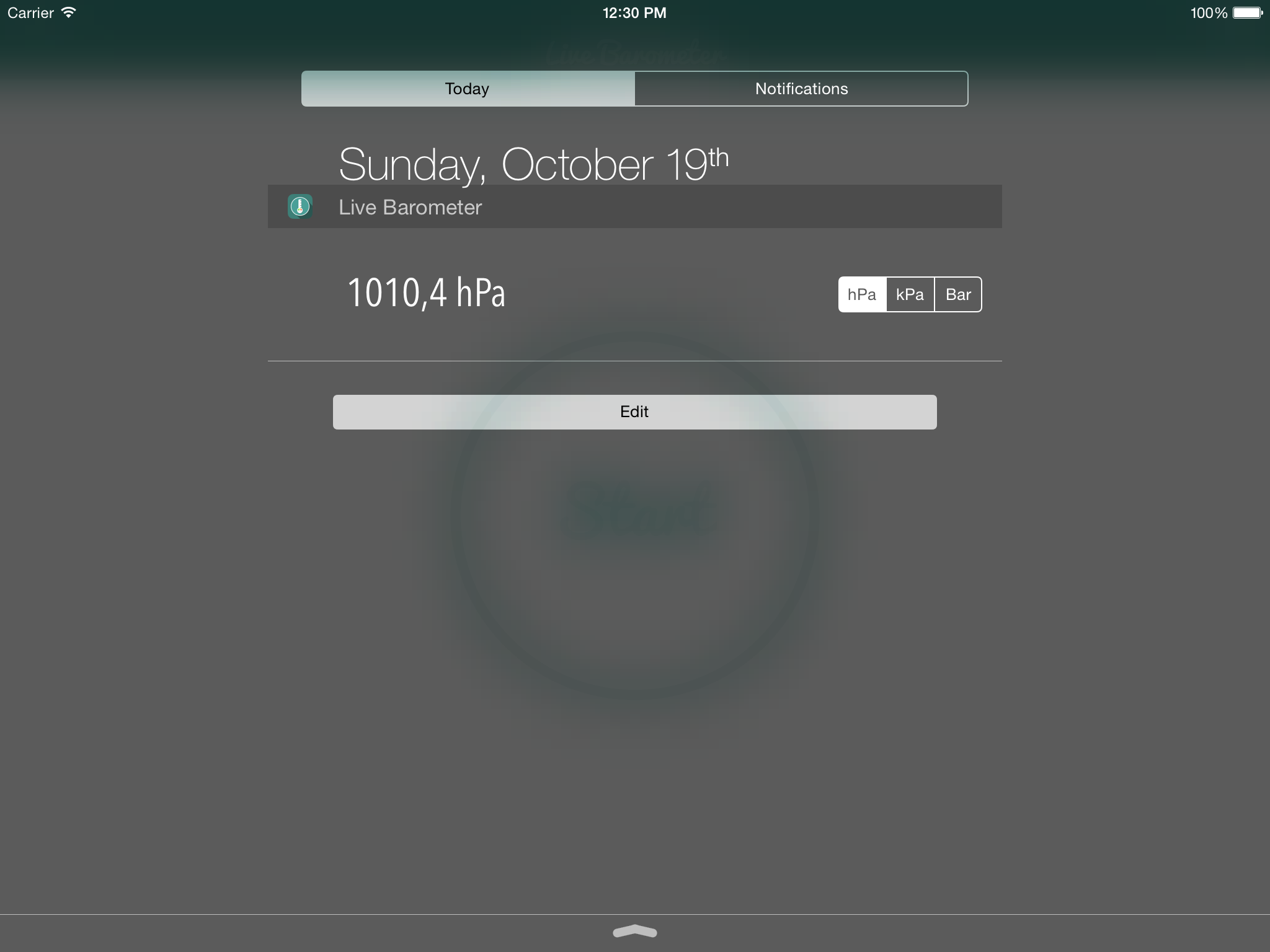 Live Barometer