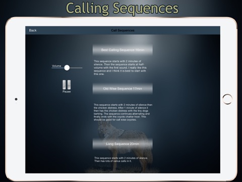 Screenshot #5 pour Pro Varmint Calls & Calling Sequences
