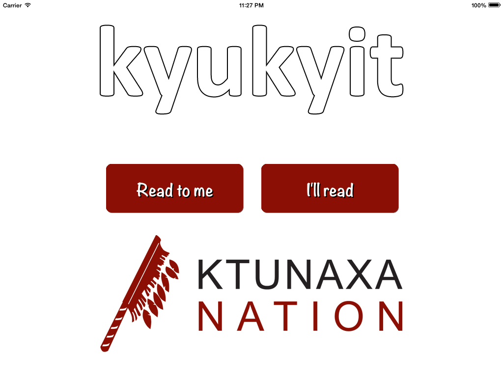 Ktunaxa Story "Kyukyit"