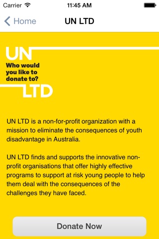 UN LTD workplace giving – donate to youth disadvantage screenshot 4