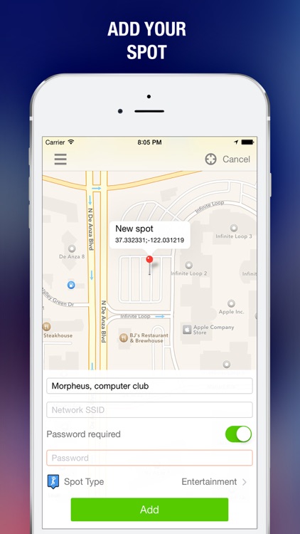 Wi-Fi Spot. Opened and protected hotspots for cities of the world. Free offline guide