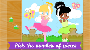 Ballerina Puzzles for Kids - Ballet Stars Jigsaw Games for Little Girls screenshot