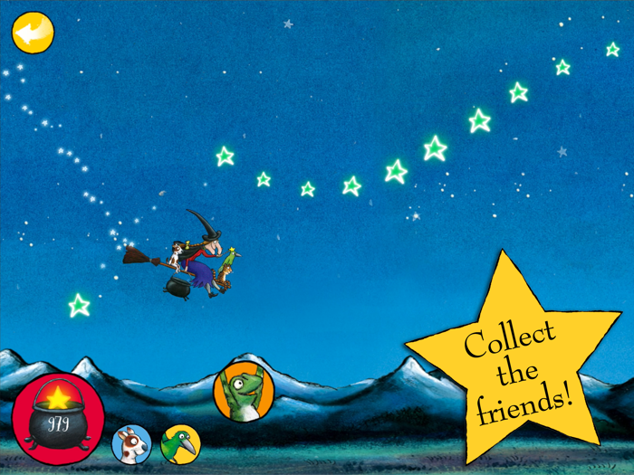 Room on the Broom Flying