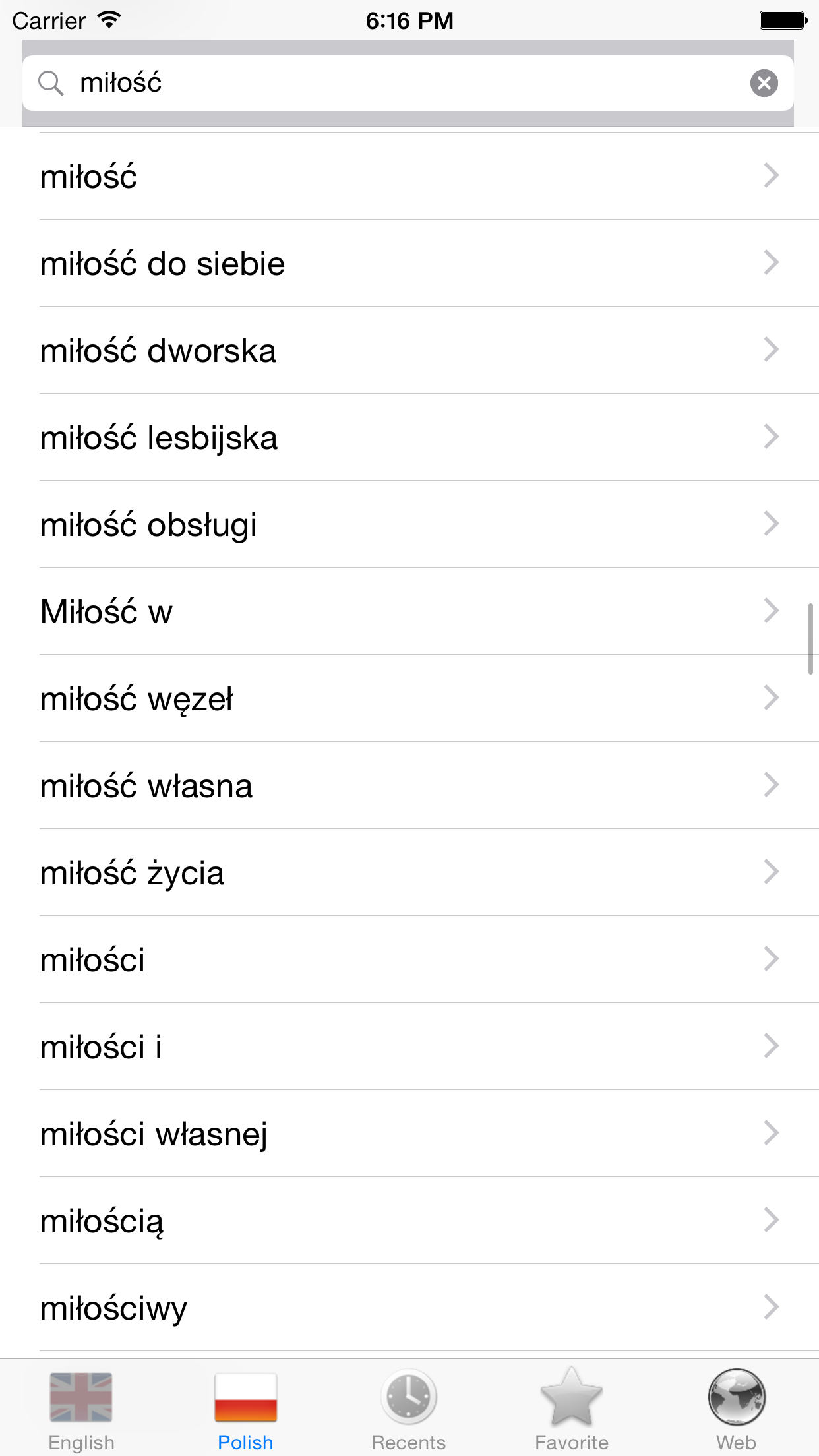Polish. screenshot 5