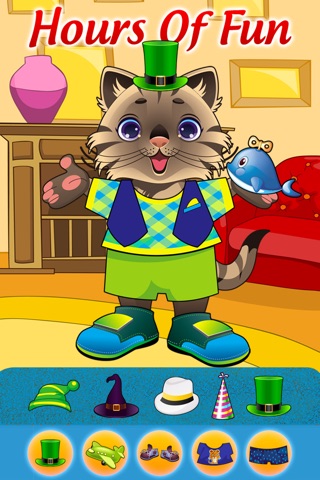 My Best Little Kitty And Puppy Dress Up Game - The Virtual World For Kids Playtime Club Edition - Free App screenshot 4