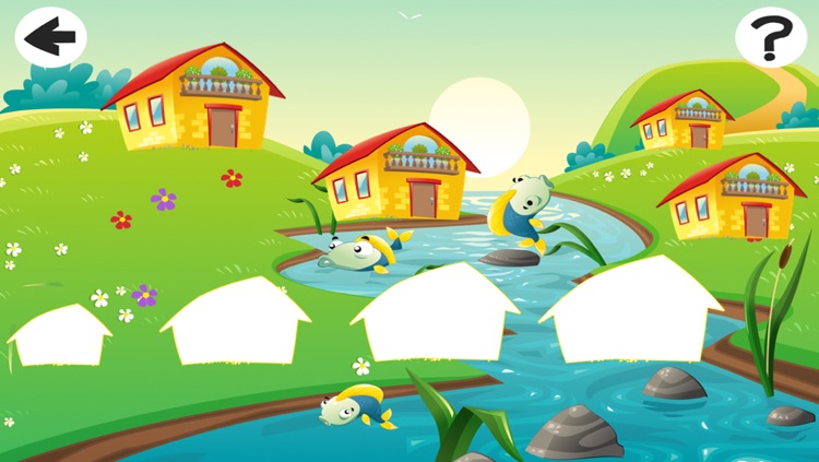 A Fish-er-man-s Learn-ing Game For Small Kid-s: Teach-ing Sort-ing and Puzzle with animal-s