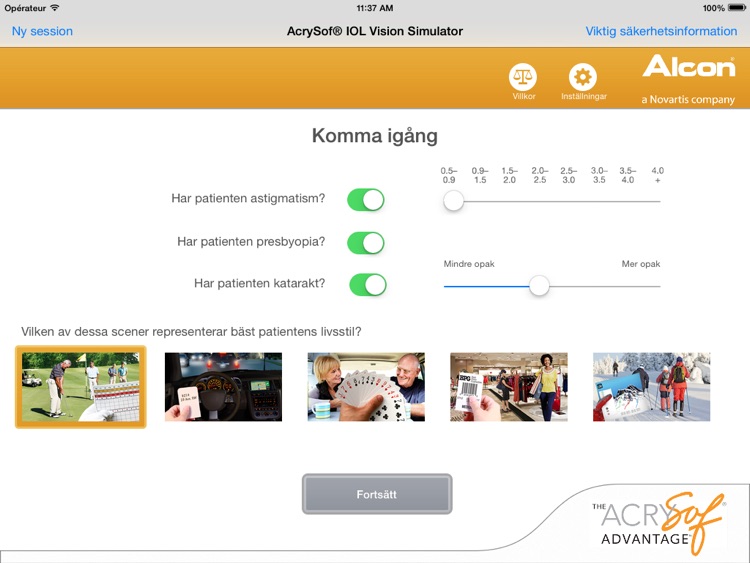 Alcon Vision Simulator (SWE)
