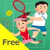 二人でできるゲーム 二人テニス(無料版) - iPhoneアプリ
