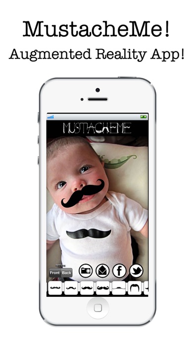 Screenshot #3 pour MustacheMe! Cool Moustaches on your face