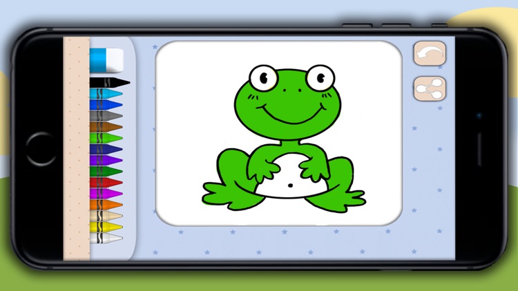 Color farm animals - coloring book