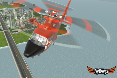 Helicopter Flight Simulator Online 2015 - Flying in New York City HD - Fly Wings screenshot 4