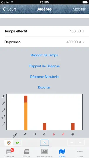 Capture d'écran de Étudiant - Gestion Du Temps sur iPhone 5