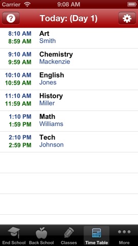 School Countdown - A Smart Class Timetable for Teacher and Studentのおすすめ画像2