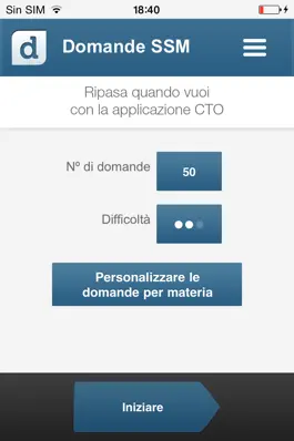 Game screenshot Domande SSM Free apk