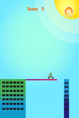 An Amazing Bike Race - A Bridge Crossing Challenge Game FREE screenshot 2