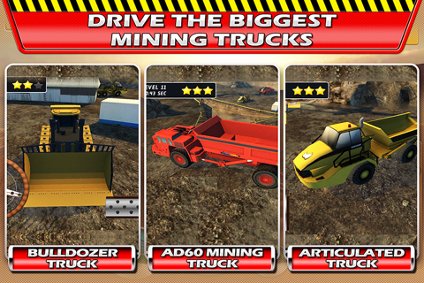 Truck Drive Game of Hard Mining Trucks Quarry Parking screenshot 2