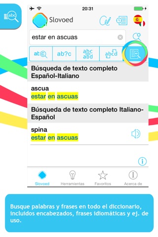 Diccionario Italiano - Español screenshot 2