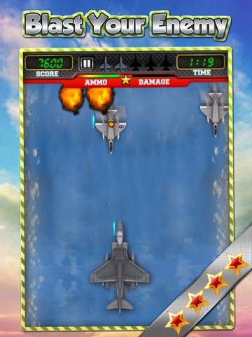 Screenshot #5 pour A AirCraft Jet Fighter HD Enemy Guerre
