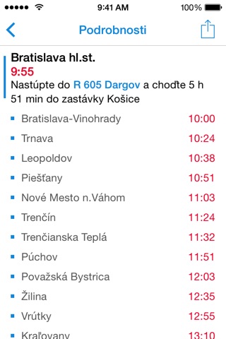 Cestovné poriadky 4 screenshot 3