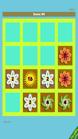 Flowers 2048 FREE - Pretty Sliding Puzzle Game(圖4)-速報App