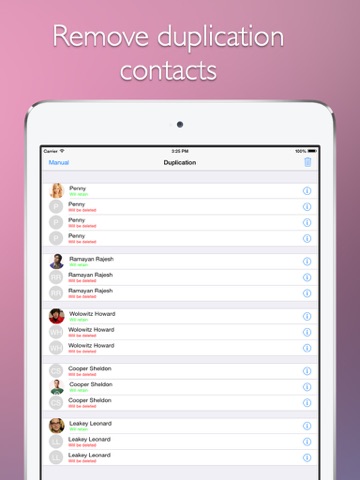 Screenshot #5 pour Remove duplicate contacts  -- Support backup and merge now!