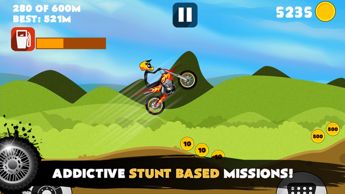 Stickman Bike Hill Race Free Addictive Rider Run