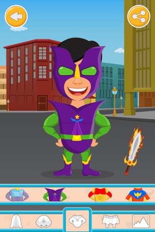 Super Hero Dress up Game Free screenshot 2