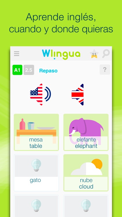 Aprender Inglés con Wlingua - Curso y Vocabulario